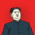 Kim Jong-un Pop Art Portrait Poster. May 26, 2017