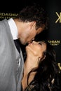 Kim Kardashian and Kris Humphries Royalty Free Stock Photo