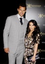 Kim Kardashian and Kris Humphries Royalty Free Stock Photo