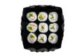 Kimbap or gimbap korean rice roll, Korean sushi. Isolated on white background.