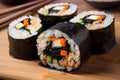 Kimbap - Korea (Generative AI) Royalty Free Stock Photo