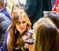 Kimberly Guilfoyle , the wife of Donald Trump Jr. among guests of Zang Toi during NYFW Royalty Free Stock Photo