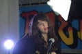 Kimbra films a session in Brooklyn, New York