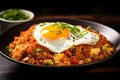 Kimchi Fried Rice, a quick and flavorful Korean dish