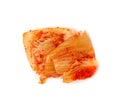 Kimchi Isolated, Red Kimchee, Spicy Kim Chi, Hot Fermented Napa Cabbage, Traditional Jimchi