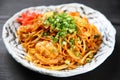 Kimchi red hot chili fried noodles