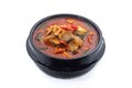 Kimchi stew, kimchi chigae, korean cuisine, kimchi soup Royalty Free Stock Photo