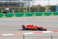 Kimi Raikkonen of Scuderia Ferrari. Formula One. Sochi Russia. Royalty Free Stock Photo