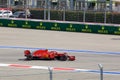 Kimi Raikkonen of Scuderia Ferrari. Formula One. Sochi Russia. Royalty Free Stock Photo