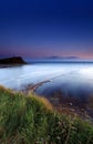Kimmeridge Bay England sunset Royalty Free Stock Photo