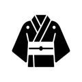 Kimono Obi Style Solid Fashion Icon Royalty Free Stock Photo