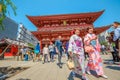 Kimono women at Senso-ji