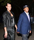 Porschla Coleman and Russell Simmons