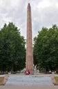 Kimry, formerly Kimra, Tver Region, Russia, July 31, 2021: Monument-obelisk to soldiers who died in Great Patriotic War in 1941-19