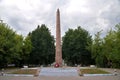 Kimry, formerly Kimra, Tver Region, Russia, July 31, 2021: Monument-obelisk to soldiers who died in Great Patriotic War in 1941-19