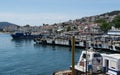 Kinaliada, Istanbul - The Port of Prince Island Kinali and the Marmara Sea Royalty Free Stock Photo