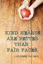 Kind hearts proverb