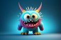 kind monster, AI generated Royalty Free Stock Photo