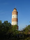 A awesome old light house in archipelago by the gulf of Finland Royalty Free Stock Photo