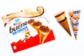 Kinder Bueno Ice Cream. Kinder is a brand of food products of Ferrero