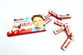 Kinder Chocolate bars. Kinder is a brand of products made in Italy by Ferrero