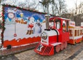 Kinder Chocolate Christmas installation in Kiev, Ukraine.