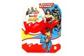 Kinder JOY Merendero JUSTICE LEAGUE Chocolate Eggs Royalty Free Stock Photo