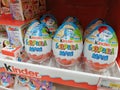 Kinder Surprise Easter eggs for sale in a supermarket.