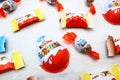 Kinder Surprise and Kinder mini Chocolates made in Italy by Ferrero