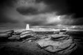 Kinder Scout Trigpoint Royalty Free Stock Photo