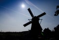 Kinderdijk, The Netherlands, August 2019. Royalty Free Stock Photo