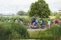 A group of young cycling in Netherlands