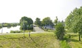 Kinderdijk Overview in Holland Royalty Free Stock Photo