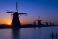 Větrné mlýny nizozemí 