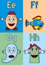 Kindergarten Alphabet E-H