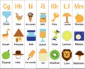 Kindergarten-alphabets-ghijklm for small children