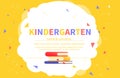 Kindergarten certificate templates for student.