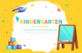 Kindergarten certificate templates for student.