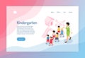 Kindergarten Isometric Web Page