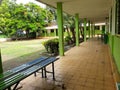 Kindergarten and Koran classes in the countryside with green surrounds Royalty Free Stock Photo