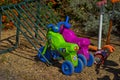 Kindergarten parking place for toys, Kfar Glikson, Israel