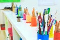 Kindergarten visual art room