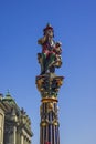 The Kindlifresserbrunnen- stone fountain at the Kornhausplatz in Bern, Switzerland