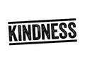 Kindness - the quality of being friendly, generous, and considerate, text concept stamp