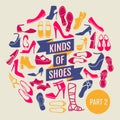 Kinds of shoes. part 2