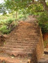 Gokarna India. streets of the old Indian city