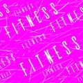 Kinesio tape horizontal seamless pattern or background. Fitness pink Scratched design elements, gym label, sport textile