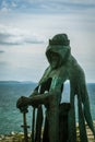 King Arthur statue, Tintagel, Cornwall