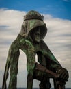 King Arthur statue, Tintagel, Cornwall