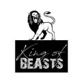 King of beasts T shirt Design